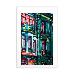 Art Card - Greek Neighborhood