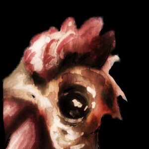Children's Art Card - The Rooster