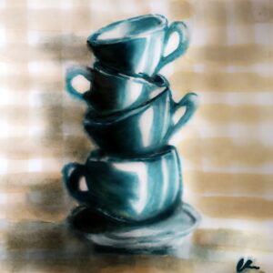 Art Card - Tuesday Coffee Cups