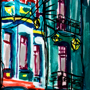 Art Card - Greek Neighborhood 1