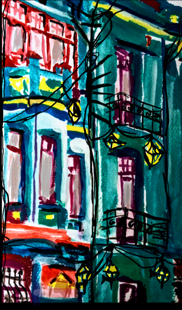 Art Card - Greek Neighborhood 1