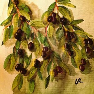 Art Card - Olive Tree
